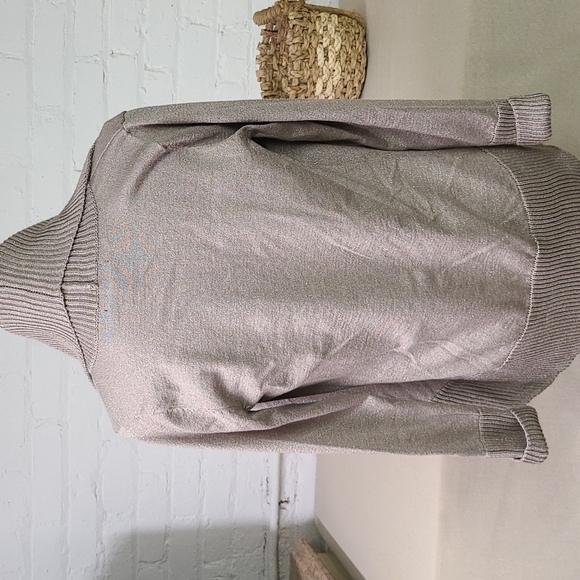 - INC Gold Cardigan Size Small - Picture 4 of 5